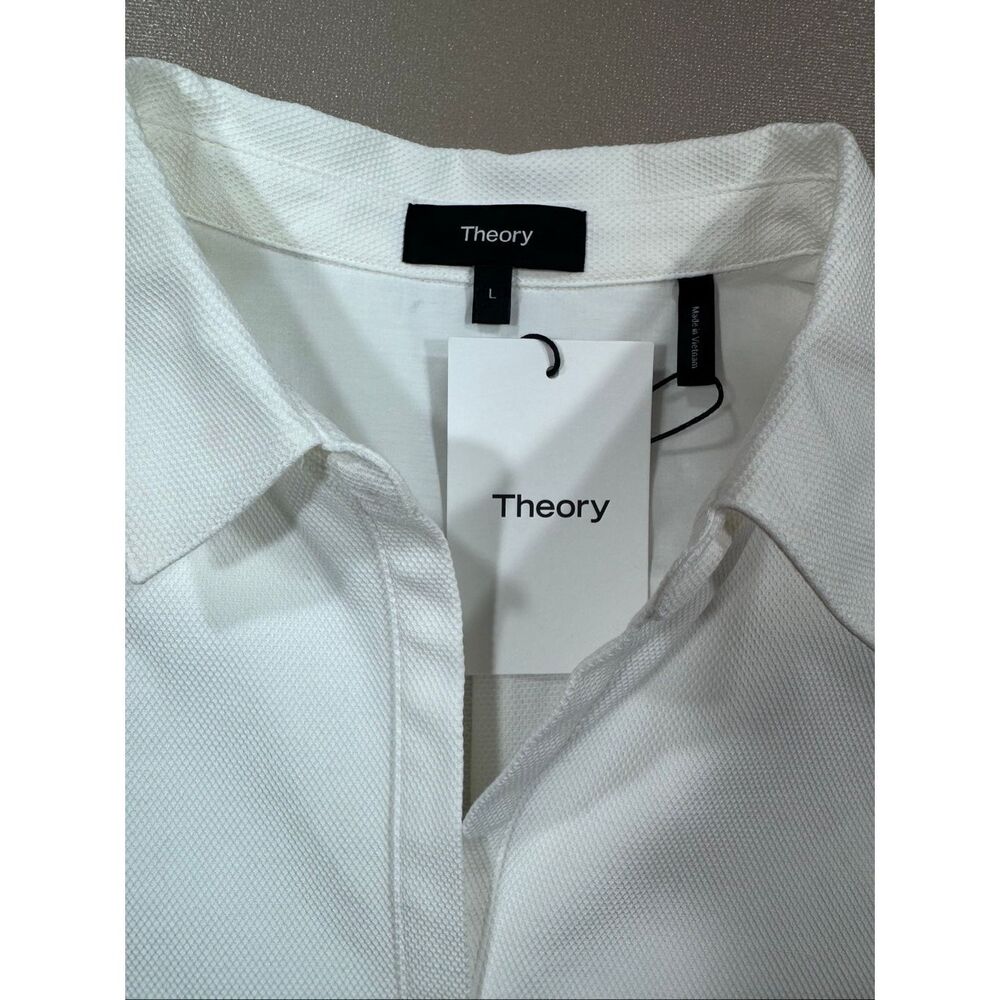 NWT Theory Sleeveless Polo Shirt MSRP:$245 - Picture 4 of 7